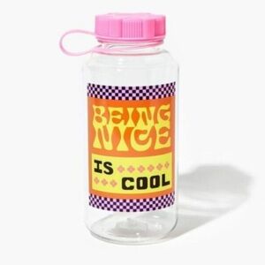 Being Nice Is Cool Water Bottle